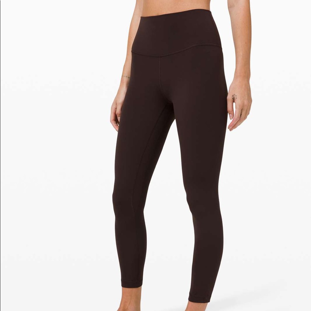 lululemon 25” align pants II in French press NWOT